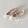 Versión en Stock~ Zapatos Planos de Ballet con Lentejuelas y Moño, Boca Baja Planos para Mujer, Estilo Francés, Suaves y Elegantes, Adecuados para Combinar con Vestidos