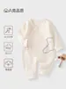 Ropa de bebé suave de algodón cepillado para primavera y otoño, Clase A, para recién nacidos de 0 a 3 meses, Pelele unisex para bebé