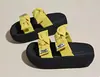 Sandalias de Plataforma Gruesa con Lazo para Mujer, Nuevo Estilo Verano 2026, Chanclas Suaves de Plataforma para Combinar con Vestidos, Sandalias de Dedo para Playa