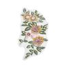 Bordado de flores tridimensional con cuentas, lentejuelas, encaje, pegatinas de tela, ropa, vestido, camisa, diadema, vestido de novia, material decorativo con flores.