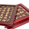 Marca Dios del Propietario Tierra Cinco Cuadrados Cinco Tierras Marca Dios Dragón Rojo Imitación Caoba Marca Dios de la Riqueza del Propietario Juego Completo de Buda con Asientos