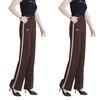 Pantalones Largos Casuales Deportivos de Cintura Alta Adelgazantes Versátiles que Cubren el Vientre para Mujer, Talla Grande, Nuevos para Primavera y Otoño, con Cintura Elástica