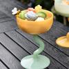 Tigela de Sorvete Estilo Casual Ins Copo de Iogurte para Café da Manhã Copo para Salada Copo para Sobremesa Copo para Milkshake Copo Alto para Sorvete