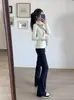 Pantalones de Yoga Deportivos Nuevos 2025 Ajuste Delgado Sueltos Acampanados Pantalones Largos Estilo Lulu Pantalones de Fitness de Cintura Alta