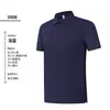 Camisa Polo de Cor Sólida Feita Sob Medida Seda Meio Zíper Roupa de Trabalho Uniforme de Grupo Logo Camiseta Masculina de Manga Curta