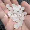 Colgante de jade Xinjiang Hetian cuentas de grano de jade blanco cuentas sueltas roca de cuarzo Jade Oro Jade pulsera en relieve collar cuentas sueltas