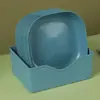 Mesa de jantar estilo japonês sala de estar plástico palha de trigo prato de osso, anti-queda e anti-queimadura, prato de osso para restaurante doméstico, bandeja de lanches