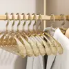 Novo Cabide de Roupa de Luxo Leve para Uso Doméstico, Cabide de Roupa Sem Costura com Ângulo Anti-Ombro, Cabide Antiderrapante para Uso Diário em Casa