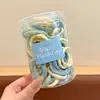 Gomas para el pelo de colores pastel para niñas, cintas para el pelo de alta elasticidad para niños, gomas para el pelo de bebé que no dañan el pelo, gomas elásticas para trenzar, accesorios para el pelo