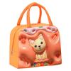 Bolsa térmica 3D de desenho animado bolsa lancheira infantil portátil bolsa térmica isolante de folha de alumínio espessada bolsa de almoço portátil fofa