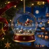 Enfeites de Pingente Plano de Acrílico de Natal Novos Decorações de Árvore de Natal Boneco de Neve Casa Decorações de Natal Decorações de Casa