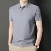 Camiseta de Manga Corta Transpirable de Waffle Estilo Nuevo Verano 2022 Talla Grande Holgada Camiseta Polo de Solapa Fina para Hombre