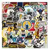 50 lindos perezosos de dibujos animados una variedad de pegatinas de graffiti decorativas para equipaje de motocicleta pegatinas impermeables al por mayor comercio exterior