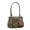 Bolsa de Cubo Fresca y Dulce al por Mayor para Mujer, Bolso de Hombro Plegado de Lunares Nuevo Otoño 2026, Bolso de Axila para el Trabajo
