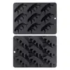 Bandeja de Gelo Animal Transfronteiriça Leopardo Elefante Lobo Águia Molde de Cubo de Gelo Fácil de Soltar Bebida Gelada Whiskey Bandeja de Gelo de Silicone