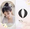 Disfraz Antiguo peluca bolsa cuerno bolsa Qianjin Princesa peluca bolsa recogido nupcial bolsa Media Luna peluca moño cabeza bola grande