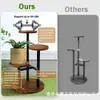 Soporte de Flores Transfronterizo para Sala de Estar Interior Macetero de Hierro para Balcón Estante de Almacenamiento de Múltiples Niveles Simple para el Hogar de Pie