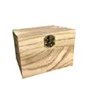 Shandong Jihuo Caja Cuadrada Cerrable con Contraseña para el Hogar Caja de Almacenamiento de Madera para Escritorio Artesanía Moderna Simple de Madera Maciza con Contraseña