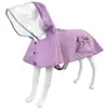 Impermeable Personalizado para Perro Nuevo Impermeable para Perro Botón a Presión Capa Ajustable Ligero Reflectante Impermeable para Mascotas