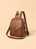 Mochila de Cuero Suave Estilo Vintage 2026 para Mujer, Bolso Cruzado Pequeño de un Solo Hombro Versátil y de Moda, Mini Mochila de Viaje Casual