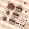Yulaimei Puff de Maquiagem em Pó para Menininha com Pó de Biscoito de Chocolate Puff de Maquiagem Super Macio Mini Polegar Uso Úmido e Seco Venda por Atacado Maquiagem Fixadora