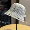 Nuevo Sombrero de Pescador de Ala Dividida Hueco de Primavera y Verano para Mujer, Adelgazante de Rostro, Versátil, Transpirable para Exteriores