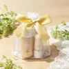 Temu transfronterizo bloqueo de color lazo bolsa de malla blanca bolsa de regalo para perfume lápiz labial bolsa de regalo para dulces