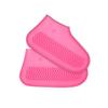 Capa de sapato de silicone direto da fábrica, reutilizável, alta elasticidade, à prova d'água, antiderrapante, tubo médio, tubo alto, capa de chuva para sapatos femininos