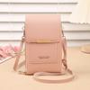 Bolso para Teléfono Móvil con Pantalla Táctil Más Vendido, Monedero Multicompartimento, Tarjetero, Mini Bolso Cuadrado Moderno y Dulce, Bolso Cruzado para Mujer, a la Moda