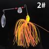 Cebos de Pesca para Barba con Forma de Gota de Agua al por Mayor 14.2g 17g Spinnerbait Compuesto Anti-Enganche Señuelo Falso Biónico Señuelo para Lubina Señuelo de Pesca en Mar