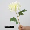 Nueva Tela de Seda Flor Grande Artificial Tallo Único Flor de Dalia para Decoración de Mesa de Comedor en Casa Arreglo de Flores de Piso para Boda Flor Artificial