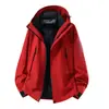 Conjunto de dos piezas de chaqueta de plumón para hombre estilo Luotuo 3 en 1 para exteriores, chaqueta de montañismo cálida, impermeable y a prueba de viento para mujer