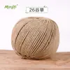 Hilo de Algodón Hueco de 2 mm para Bolsas de Playa Caladas Hechas a Mano con Ganchillo, Material Especial Bola de Hilo Redonda de 2 mm
