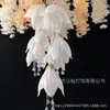 Novo Tecido Elegante Luminoso de 10 Cabeças Orquídea Lustre Decorativo Props para Layout de Palco de Hotel, Casamento, Auditório