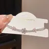 Pulsera de Cierre de Flor con Circonita de Lujo Ligero Estilo Francés, Pulsera Exquisita y de Gama Alta con Diseño de Nicho, Accesorio de Mano de Moda para Mujer