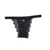 Tanga Feminina Sexy Transparente de Renda Baixa Fina Respirável Casual