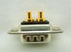 Fuente de alimentación tipo D, 1 conector coaxial RF d-sub macho y 1 hembra, cable de soldadura de alta corriente 2 V2, conector con certificación UL