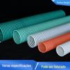 Tubo de Plástico Pvc Espiral Reforçado Tubo de Vácuo Sucção de Areia Transportador de Alimentos Mangueira de Tendão Plana Mangueira Corrugada Atacado