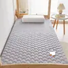 Colchón de Piso de Algodón Burbuja y Fibra de Soja para Dormitorios Estudiantiles, Colchón Compuesto de Cuatro Capas, Suave y Antideslizante, Personalizable