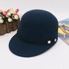 Gorra de béisbol de lana para mujer, estilo japonés y coreano, otoño e invierno, gorra ecuestre de moda, gorra casual versátil para hombre, gorra de caballero, Entrega de Comercio Electrónico