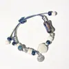 Pulsera de Cerámica Jingdezhen Nueva Pulsera de Cerámica Estilo Chino Joyería Hecha a Mano Cuerda Estilo Tíbet Puesto de Pulseras Jingdezhen