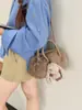 Bolsos Peludos Nicho de Otoño e Invierno para Mujer 2025 Nueva Moda Bolso Cruzado Versátil Bolso de Mano Bolso Peludo