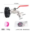 Conector de Accesorios para Tonelada Transfronterizo Ibc Tonelada Grifo de Latón 1/2 pulgada Conector de Grifo Chupón 3/4 Grifo de Aleación