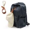 Sombrero de Viaje para Exteriores Sombrero de Sol de Verano Clip de Almacenamiento Hebilla para Bufanda Bolso de Mano de Cuero Pu Clip para Sombrero