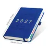 Agenda Transfronteriza 2027 Versión en Inglés con Correa Planificador de Gestión del Tiempo de 365 Días Autodisciplina Registro al por Mayor