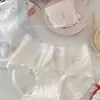 Novo Padrão de Coelho Desenho Animado Fofo Cor Sólida Confortável Macio 10A Algodão Puro Simples Fresco Algodão Macio Calça Roupa Íntima Feminina