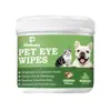 Toallitas húmedas transfronterizas para limpieza y desodorización de mascotas, 100 piezas, para limpieza de ojos de gato y perro, limpieza de todo el cuerpo, hipoalergénicas, antibacterianas y eliminadoras de olores