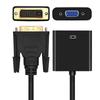 Conversor DVI para VGA dvi24 1 vga com chip 1080P computador para monitor cabo HD