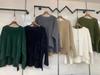 Suéter de Terciopelo Visón Imitación para Mujer 2024 Nuevo Otoño e Invierno Jersey de Cuello Redondo Estilo Perezoso Estilo Coreano Manga Larga Tejido Grueso
