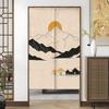 Tela Divisória para Esconder Imperfeições, Novo Estilo Chinês para Uso Doméstico no Quarto e Sala de Estar, Cortina de Porta Simples, Sem Necessidade de Pendurar ou Furar, Estilo Japonês